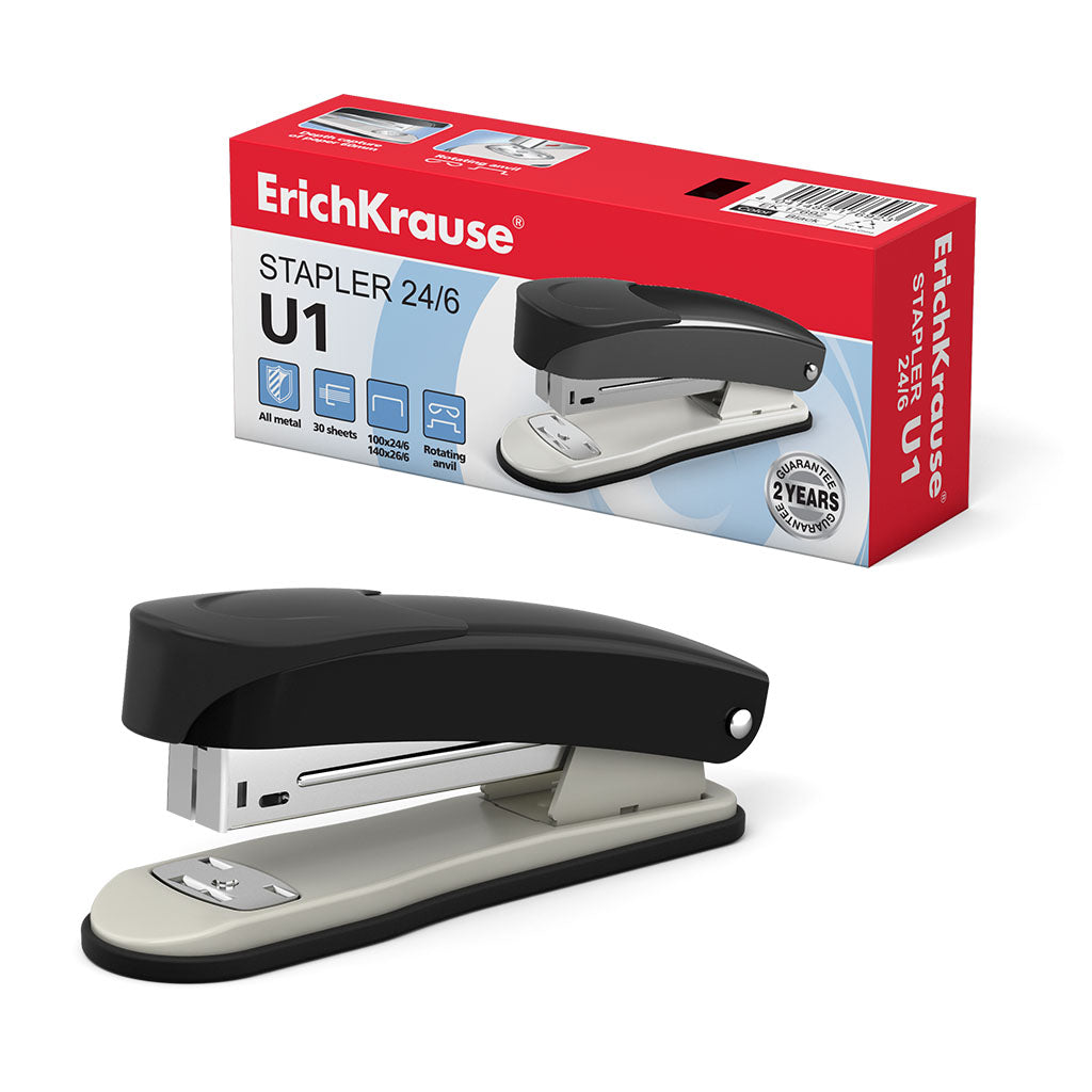 Stapler ?24/6 ErichKrause U1 Classic, up to 30 sheets, black