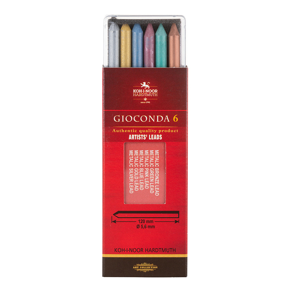 set of metallic coloured leads 5,6-120 4380 (6 pcs)