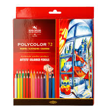 set of artists´ coloured pencils 3837 72 pencils