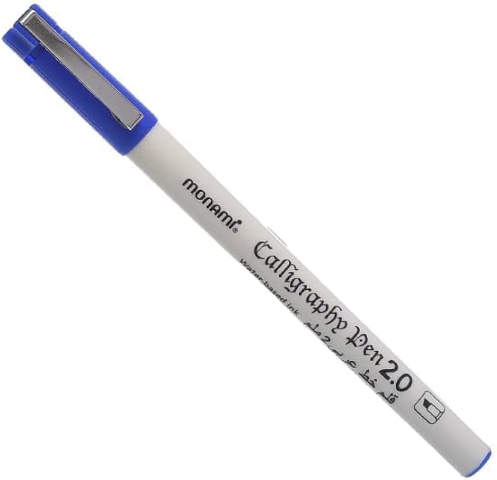 Calligraphy pen blue 3.0