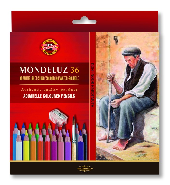 set of aquarell coloured pencils 3712 36 pencils
