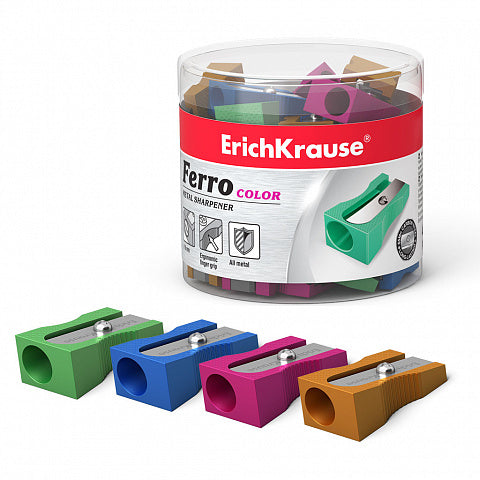 Metal sharpener ErichKrause Ferro, assorted