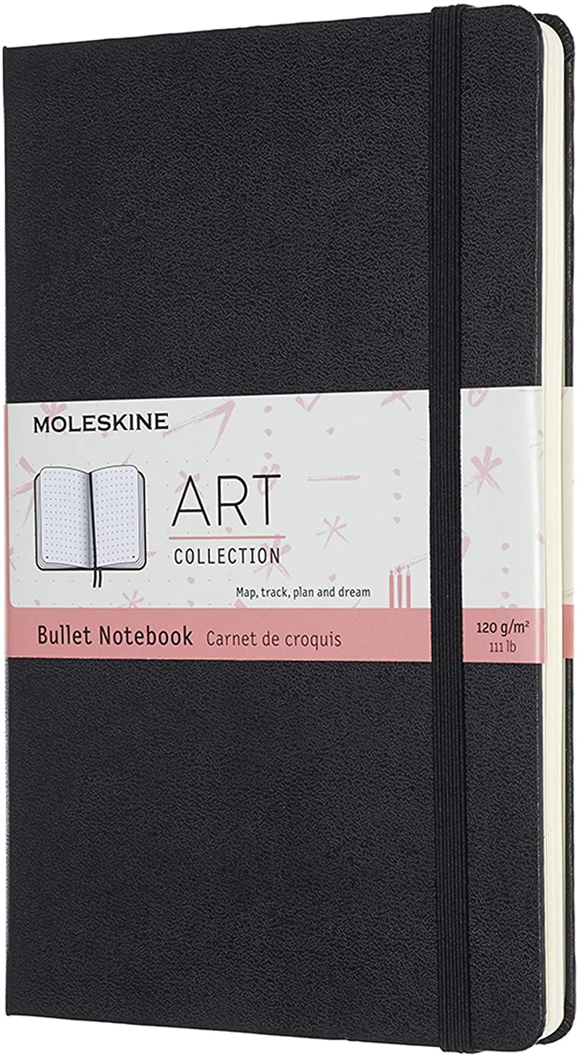 ART BULLET NOTEBOOK LARGE BLACK
