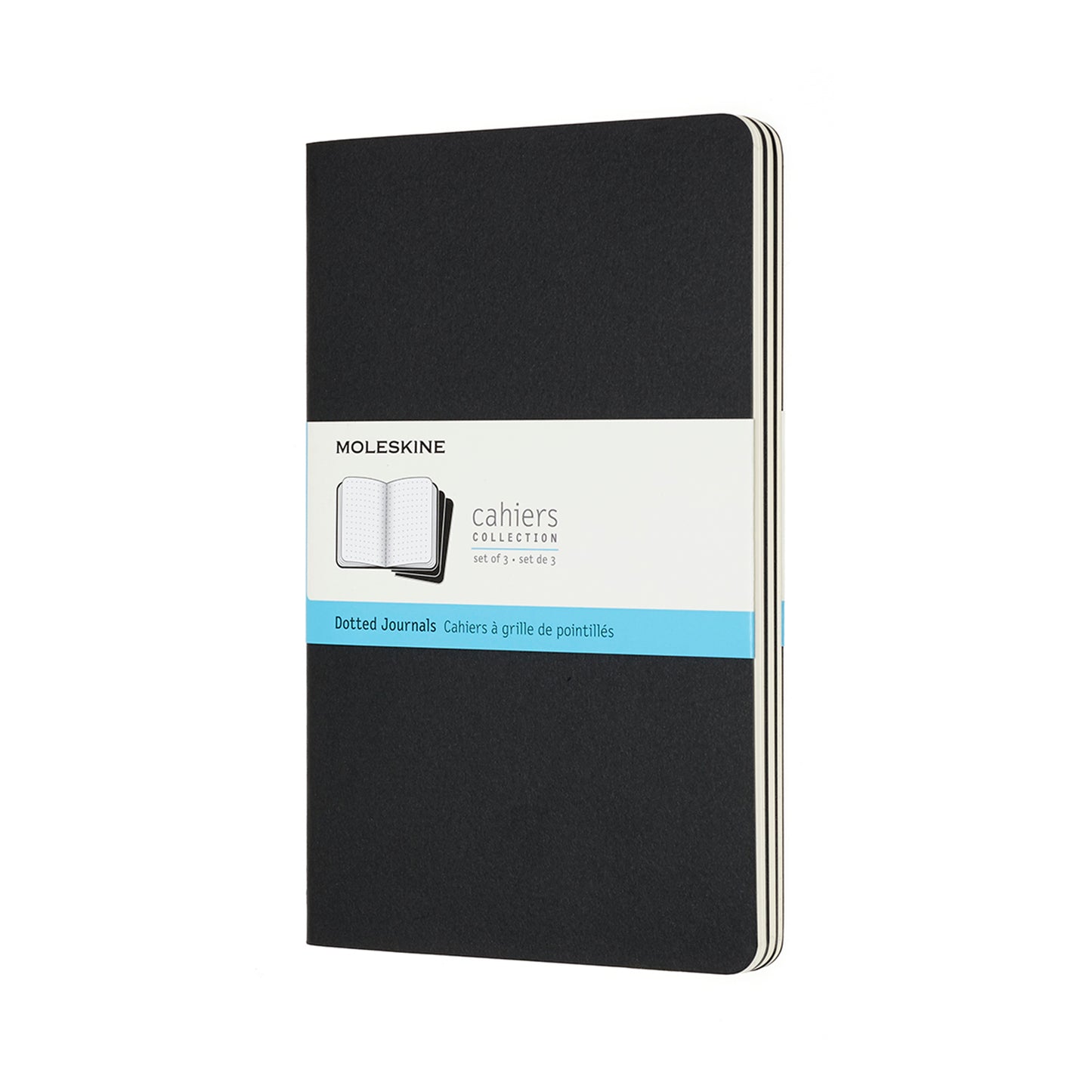 CAHIER JNLS LG DOT BLK