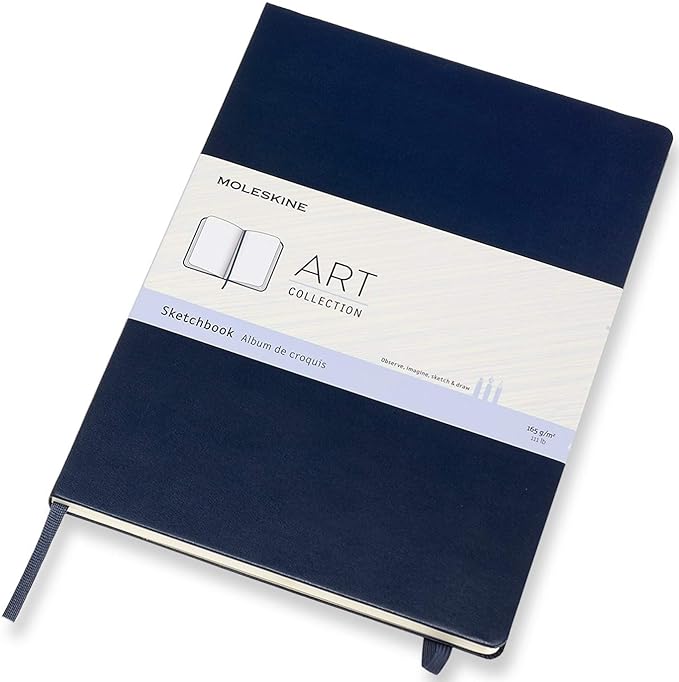 ART SKETCHBOOK A4 SAPPHIRE BLUE