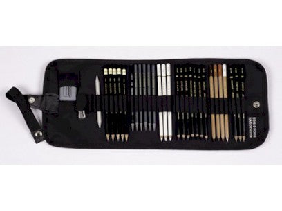 artists´ set in roll pencil case 8891 (31 pcs)