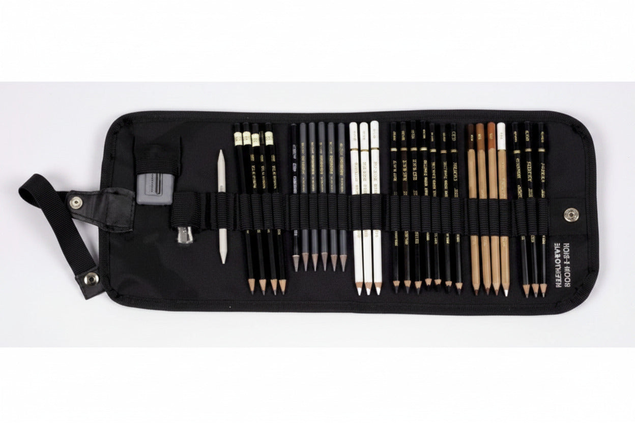 Koh-i-noor Artists Set in roll pencil case 8891 (31 pcs)