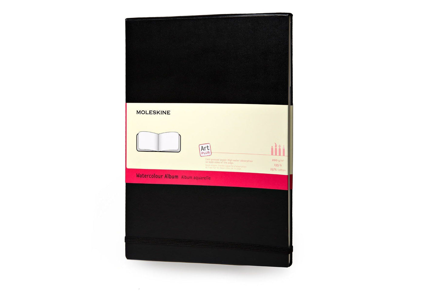 ART WATERCOLOR ALBUM A4 BLK