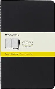 CAHIER JNLS LG SQU BLACK