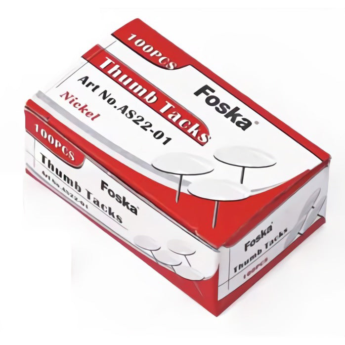 Box of Nickel Thumtacks (50 pcs)