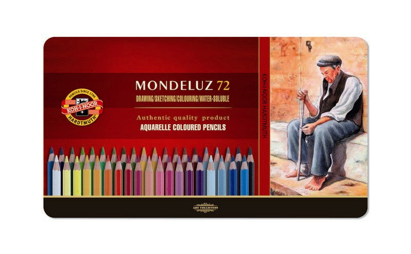 set of aquarell coloured pencils 3727 72 pencils (metal box)