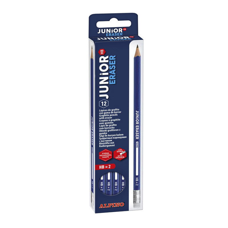 Graphite pencil with eraser HB