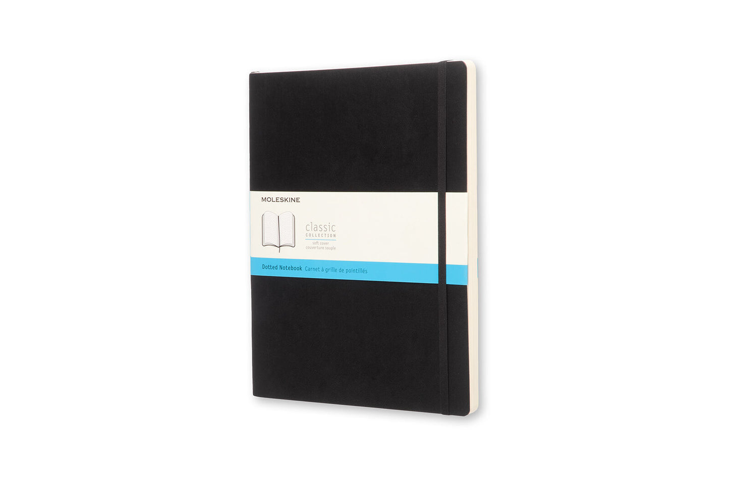NOTEBOOK XL DOT BLK SOFT