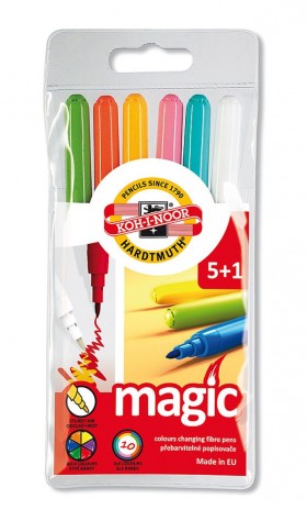 set of MAGIC fibrepens 5+1