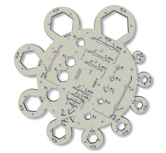 Nut Template Transparent Brown