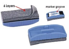 White Board Eraser (6 layers) with a pen holder