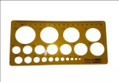 Small circle template No. 4361