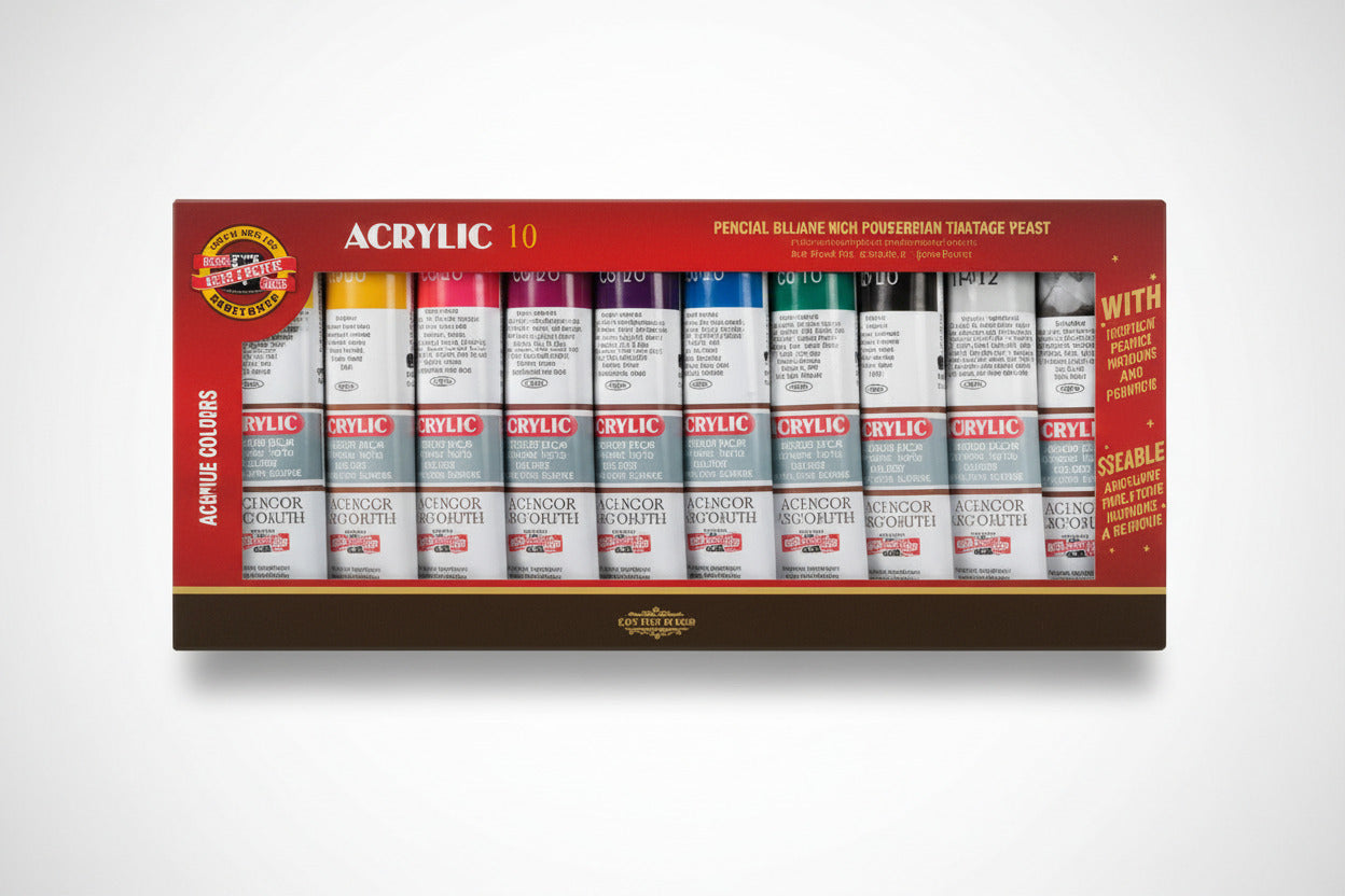 Koh-i-noor Set of Acrylic Colors (40 ml/10 Colors)