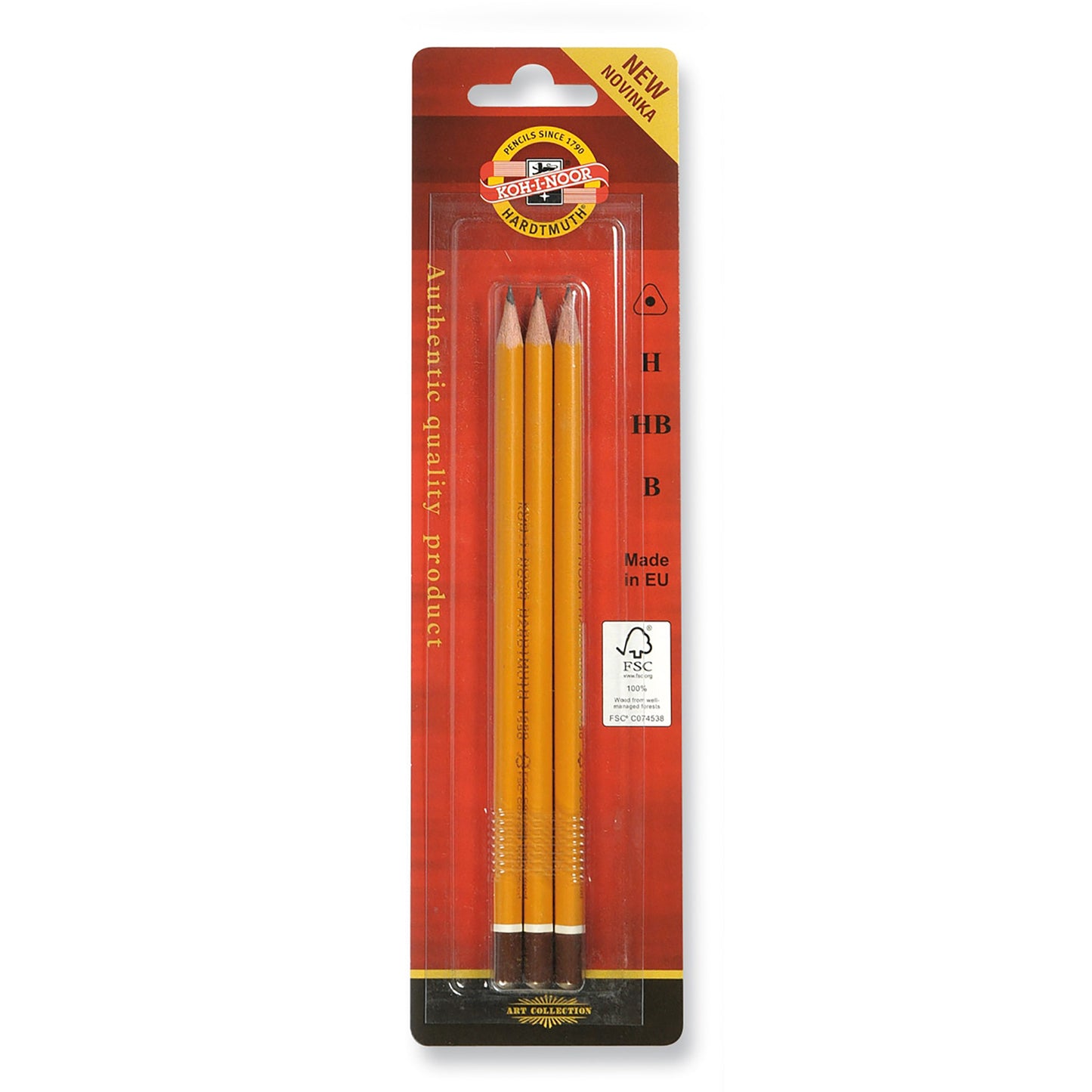 triangular graphite pencil 1580 mix FSC 100% (B-H-HB)