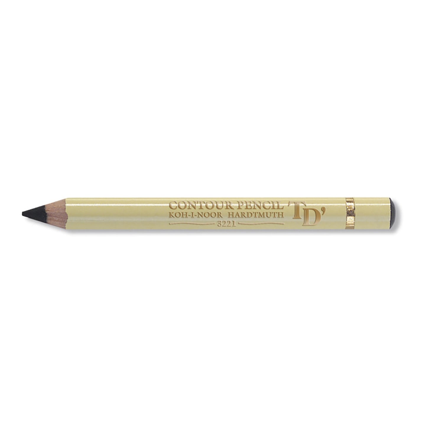 contour round drawing pencil 3221 black