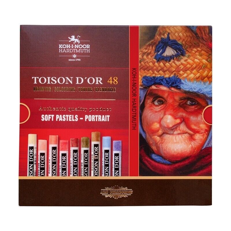 set of artists´ soft pastels 8516 48 PORTRAIT