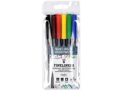 set of fine liners 7021 6 pcs