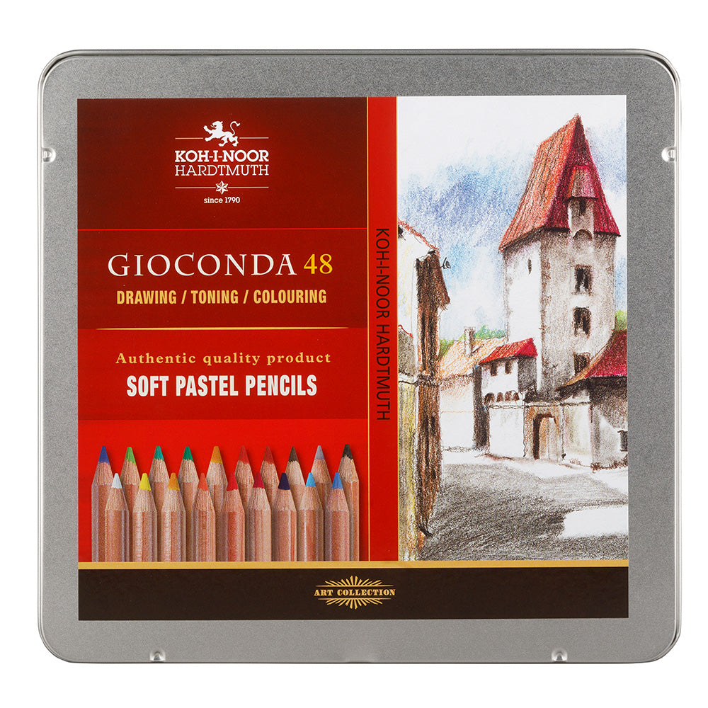 set of artists´ soft pastel pencils 8829 48