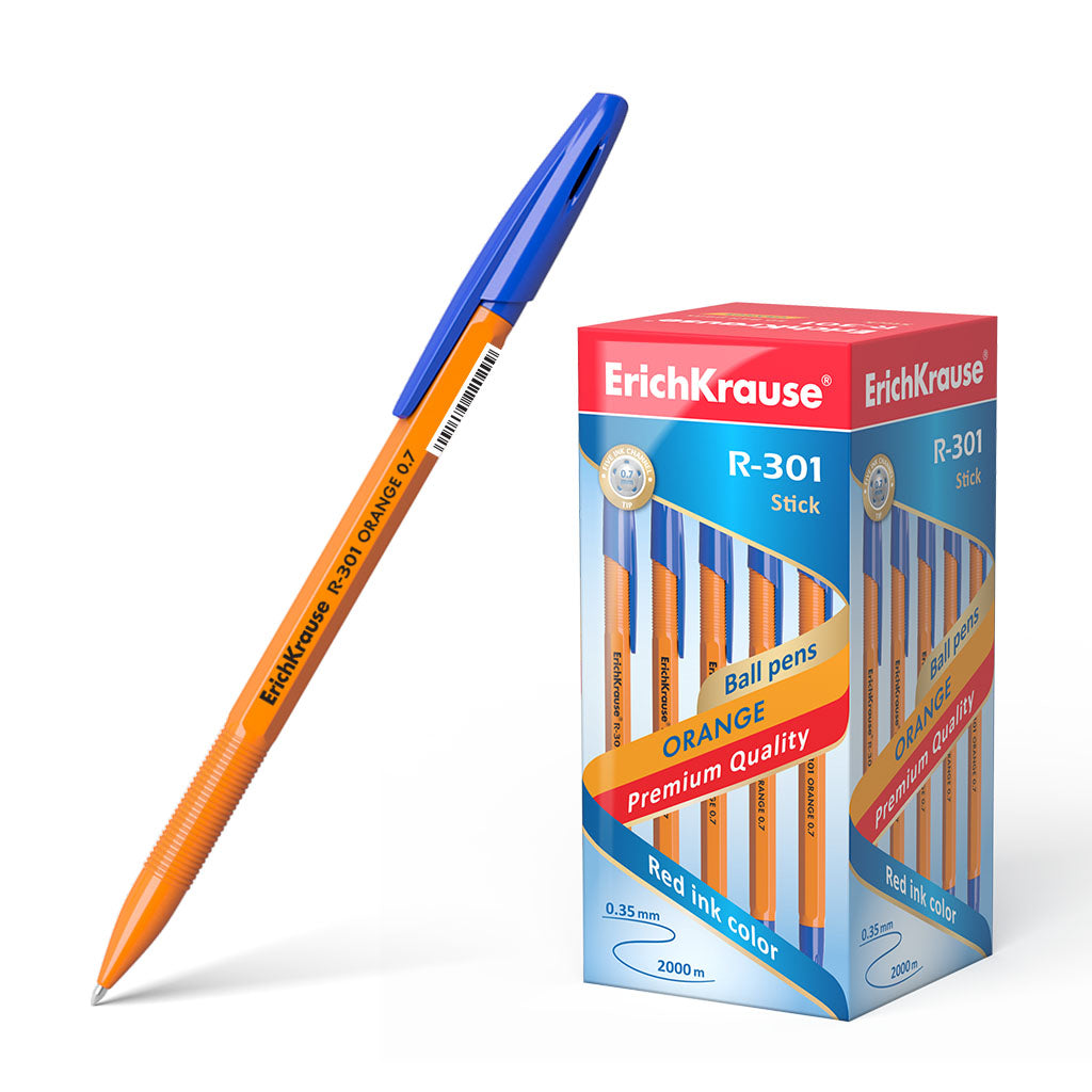 ErichKrause Ballpoint pen R-301 Stick Orange 0.7 (Colors)