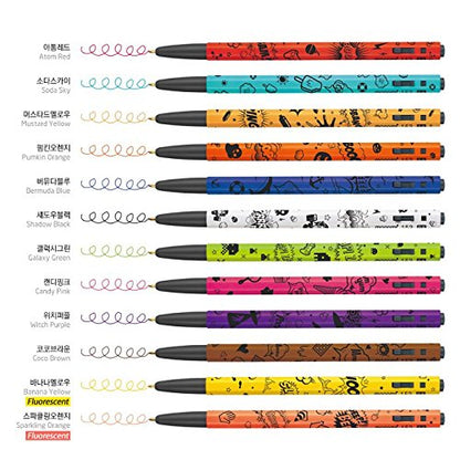 Monami Ballpoint pen 0.5 mm Cartoon - Colors