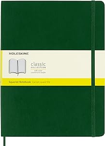Moleskine Notebook Squared Soft Cover (Colors-Sizes)