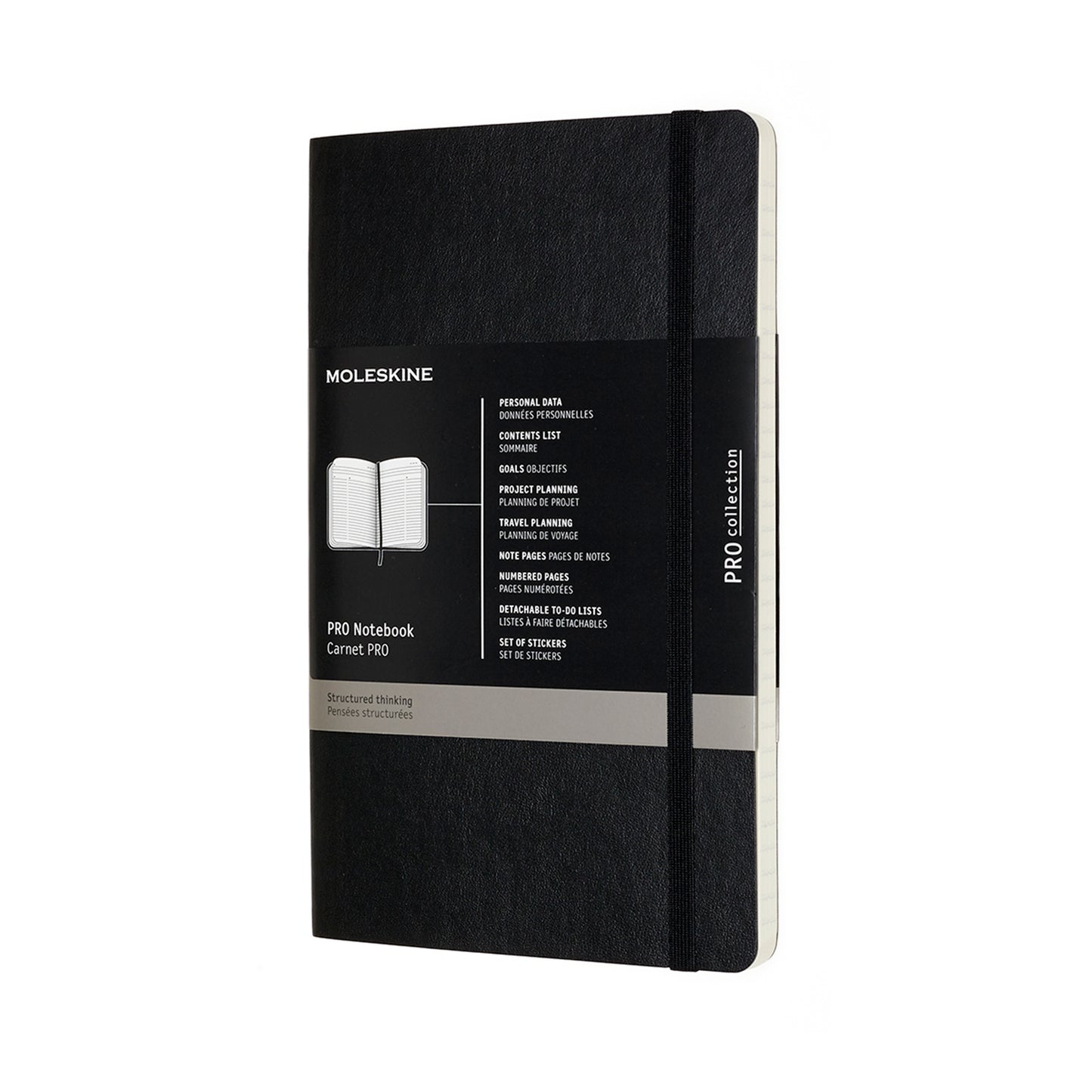 Moleskine Pro Notebook Soft Cover (Colors-Sizes)
