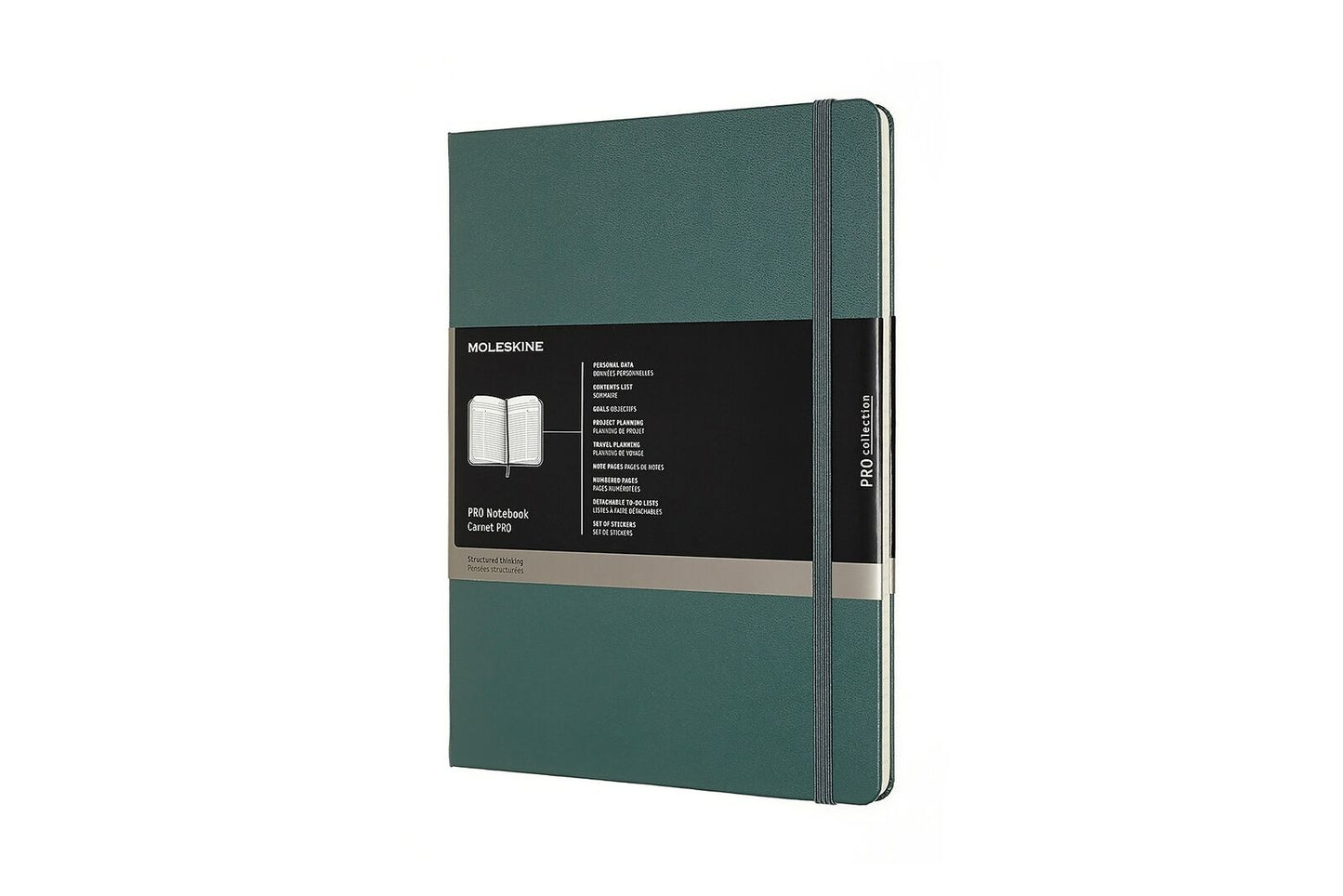 PRO NOTEBOOK XL HARD FOREST GREEN