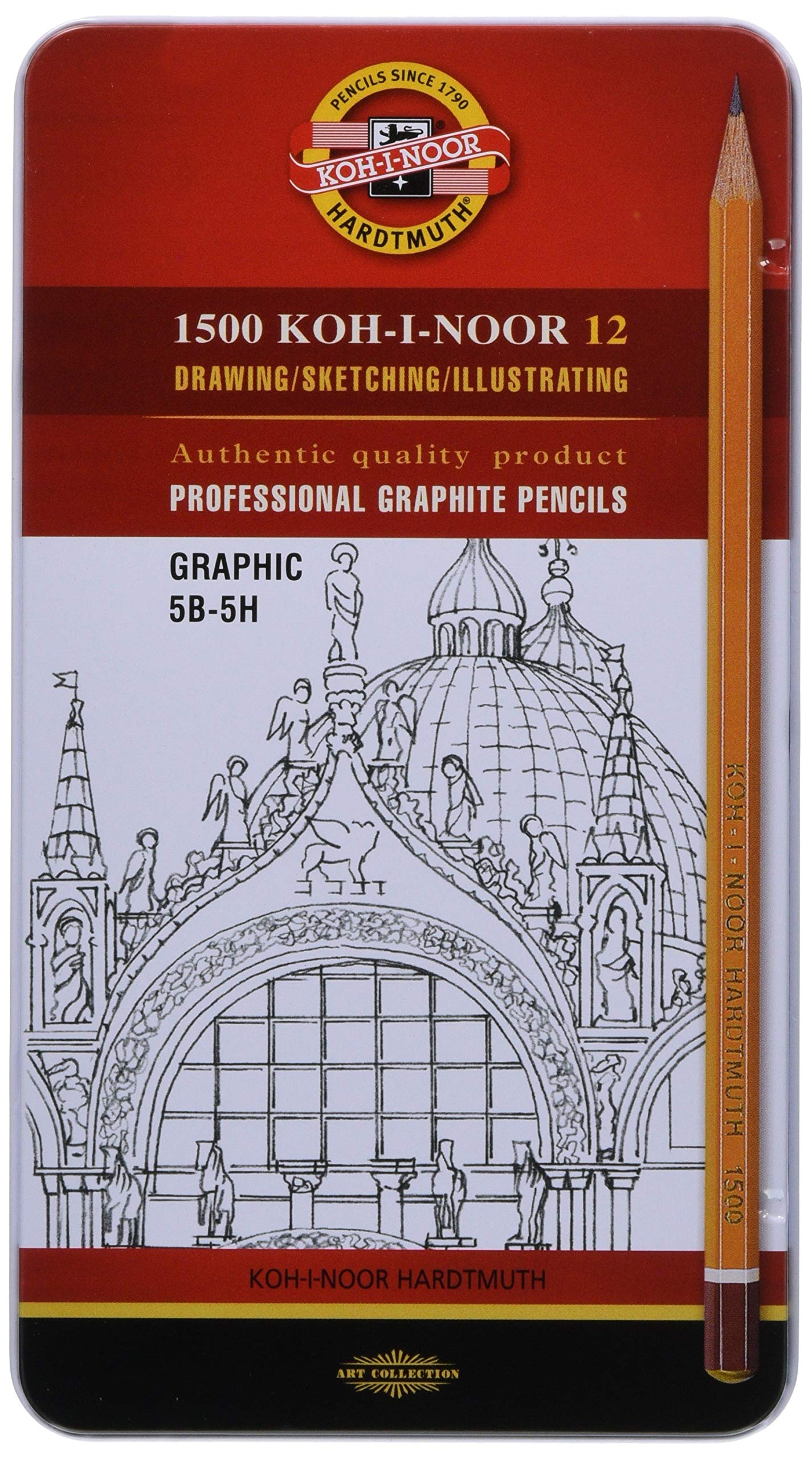Koh-i-noor Set of Graphite Pencils 1502 (Technic/Art/Graphic)