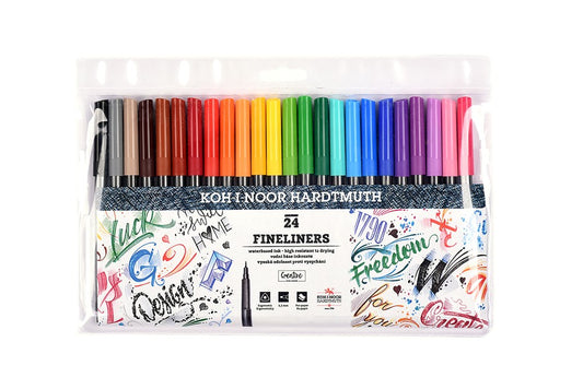set of fine liners 7021 24 pcs