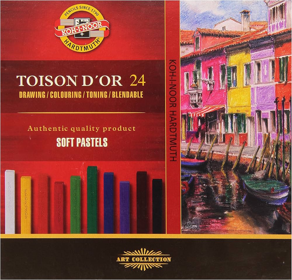 set of artists´ soft pastels 8584 24