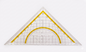 Jinsihou Aristotle's Square (22 cm)