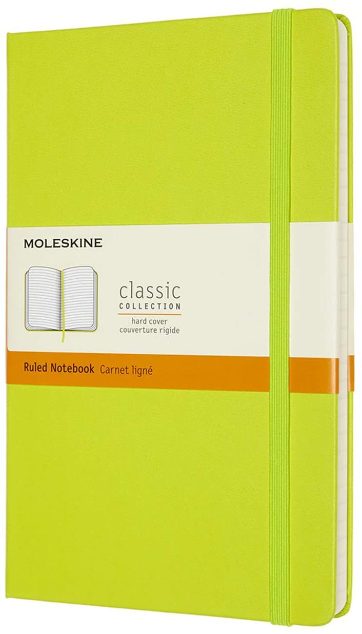 Moleskine Notebook Ruled Hard Cover (Colors-Sizes)