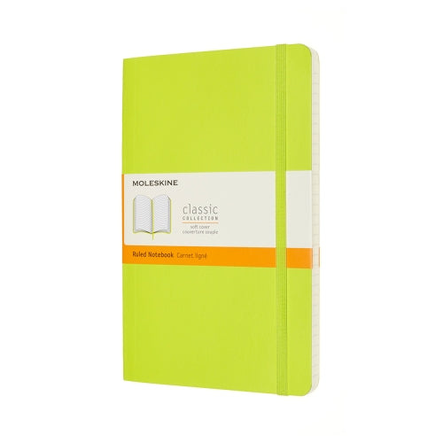Moleskine Notebook Ruled Soft Cover (Colors-Sizes)