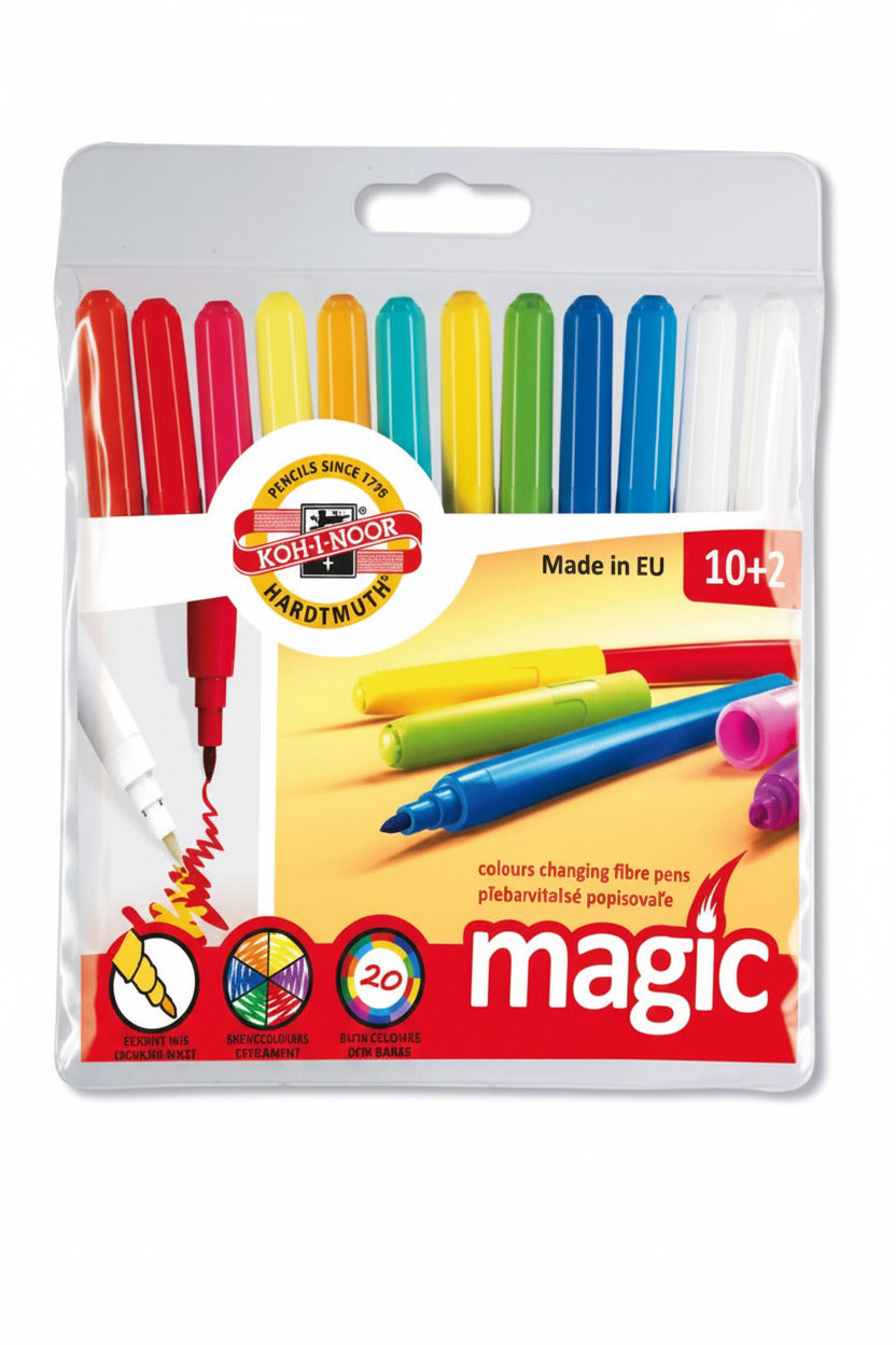 Koh-i-noor set of MAGIC fibrepens (Sizes)