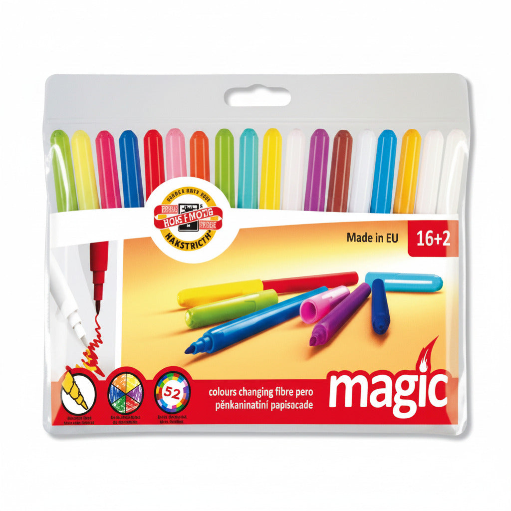 Koh-i-noor set of MAGIC fibrepens (Sizes)