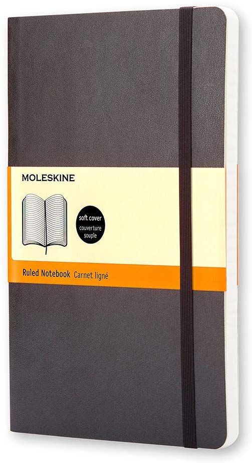 Moleskine Notebook Ruled Soft Cover (Colors-Sizes)