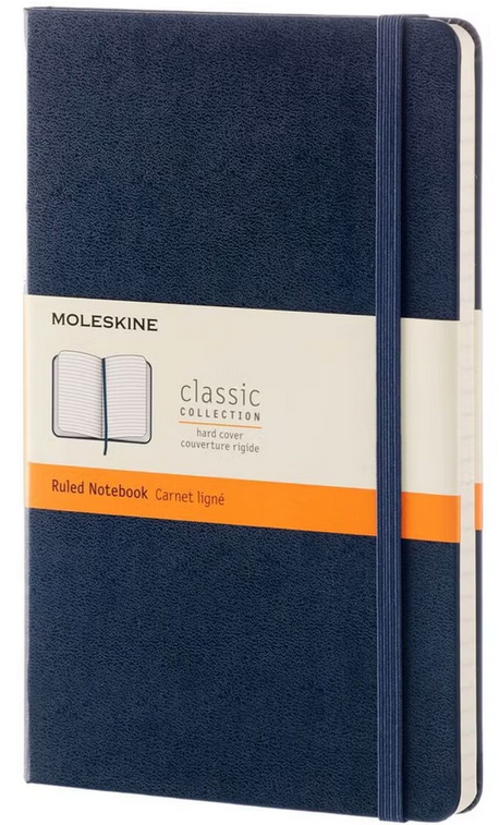 Moleskine Notebook Ruled Hard Cover (Colors-Sizes)