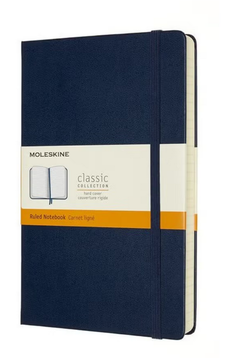 Moleskine Notebook Ruled Hard Cover (Colors-Sizes)
