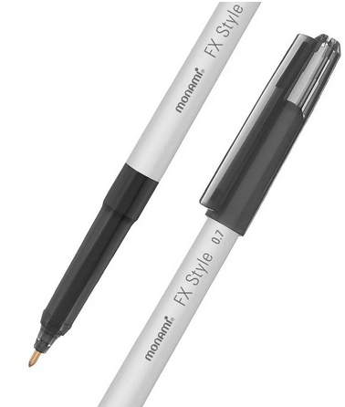 Monami Ballpoint pen 0.5 mm FX Style - Black/Blue